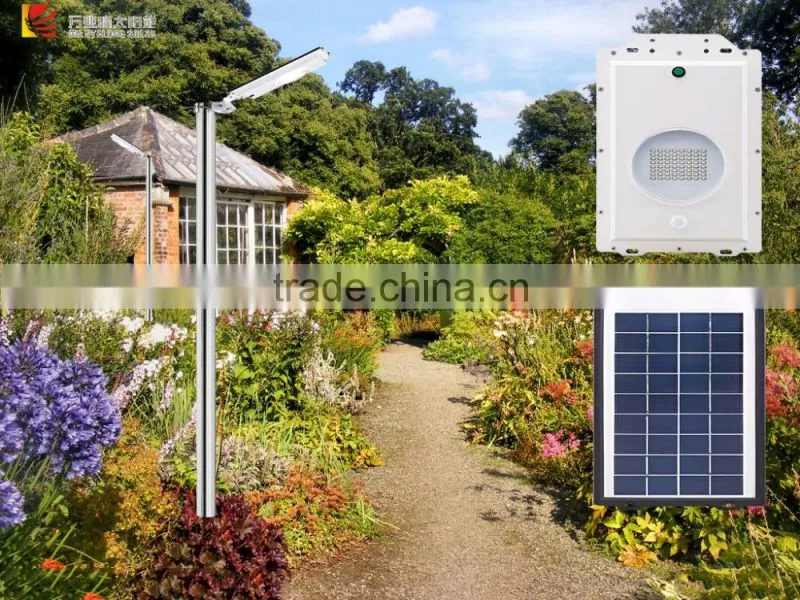 high quality cheap 8w all-in-one LED solar street light .
