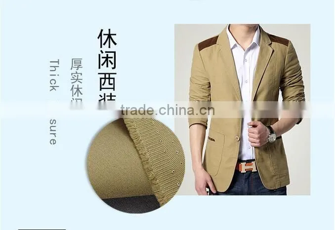Leisure high-grade fabrics cotton men's trousers