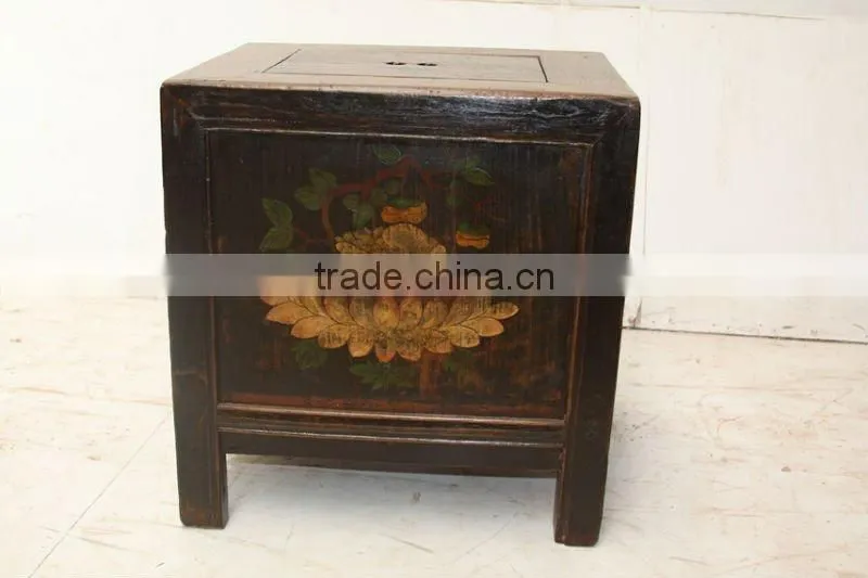 Chiese Antique Painting Chest
