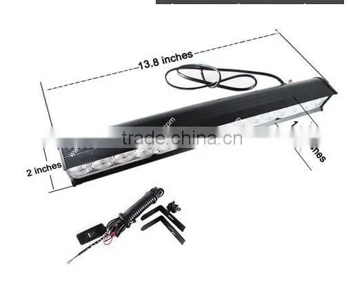 High Power Strobe Emergency 16led Warning Traffic Advisor Lightbar Dash Deck