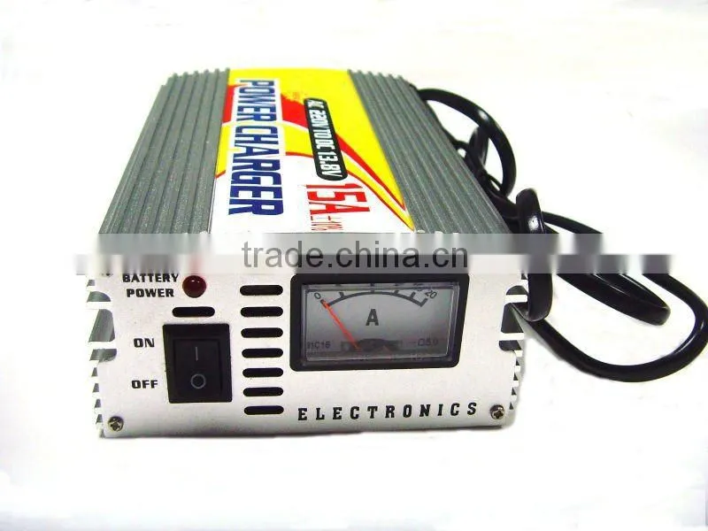 Factory lead acid/GEL/AGM 12V/24V/15A battery charger