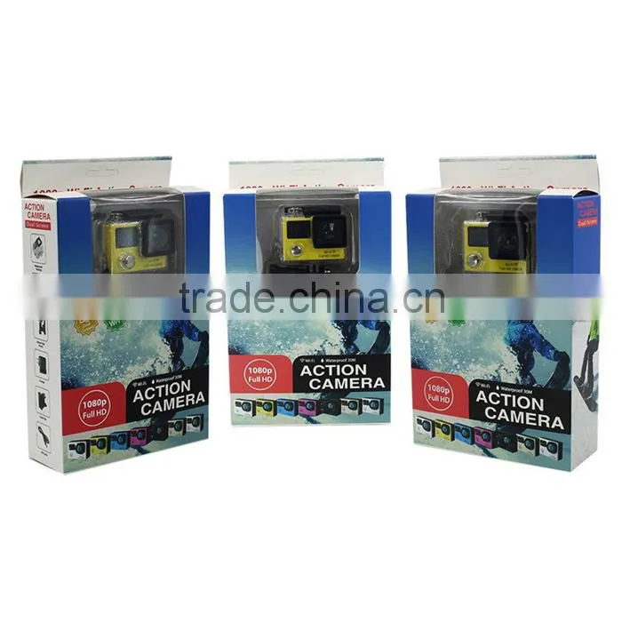 2.0" LCD+0.95" OLED dual screen WiFi 1080p full HD sport camera