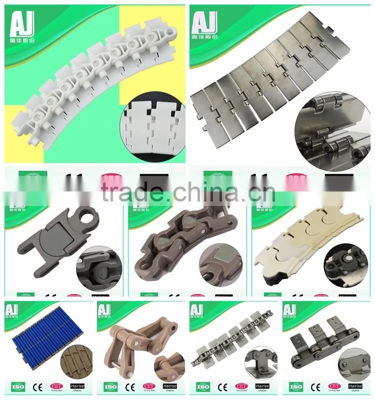 883 plastic ball bearing conveyor chains assembly line equipment