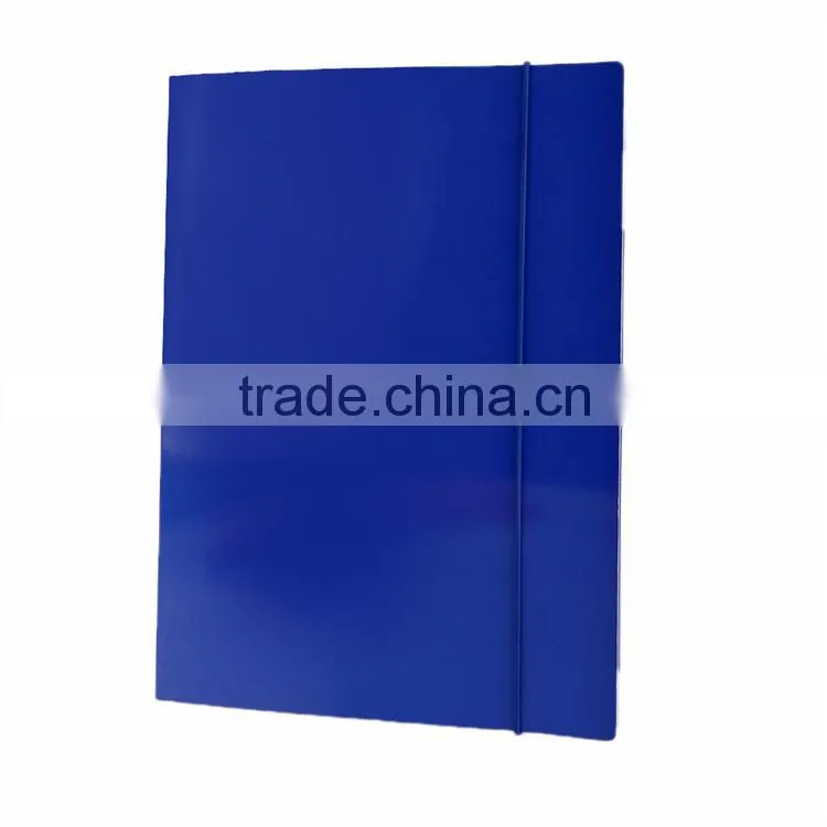 2016 New Design Fashionable Beautiful File Pocket A4 Size Paper File Holder With elastic