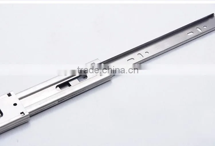 2016 best selling 3 fold full extension roller bearing drawer slides
