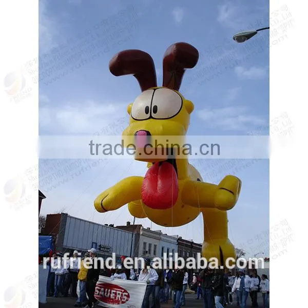 Free shipping for 3m inflatable dog cartoon , hot sell inflatable dog model , high quality inflatable dog