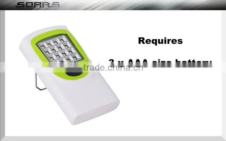 16+5 LED work light led with hook