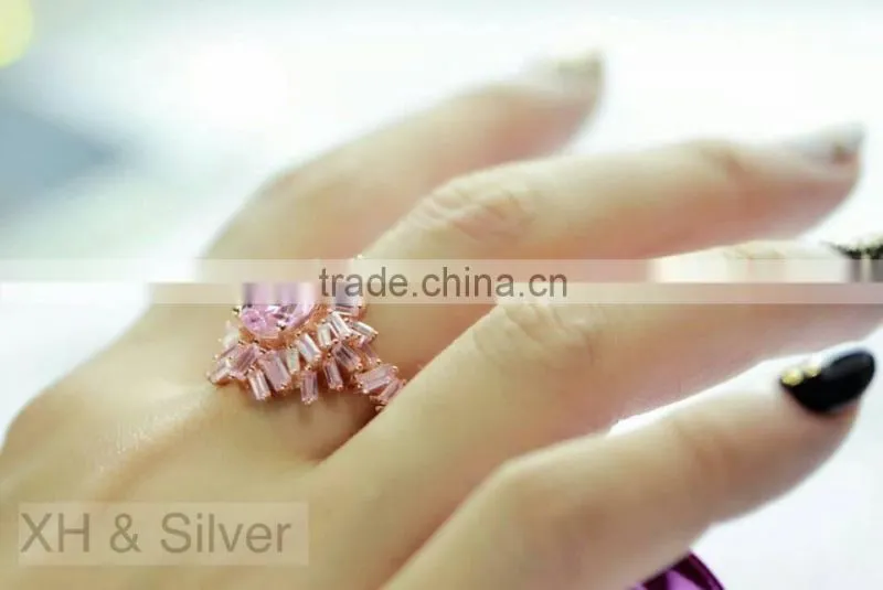 Wholesale price low quantity fashion jewelry silver diamond rings