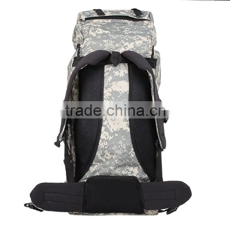 Outdoor large waterproof sport camouflage backpacks tactical