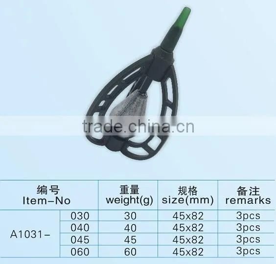 High quality different types plastic carp fishing feeder