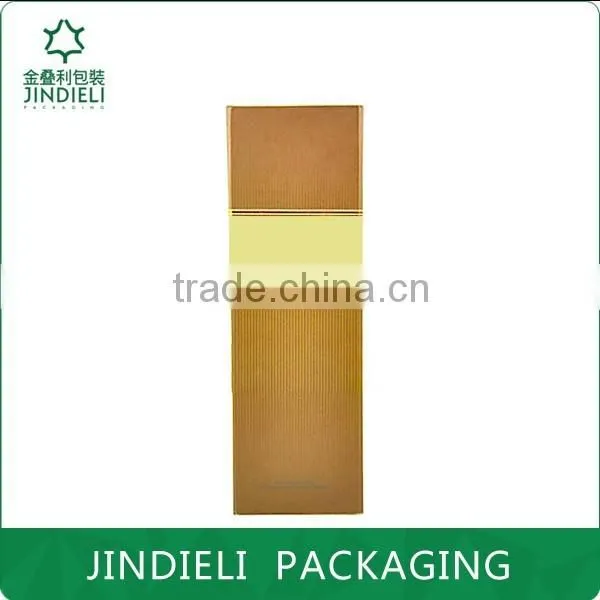 customized paper wine box packaging with satin inside