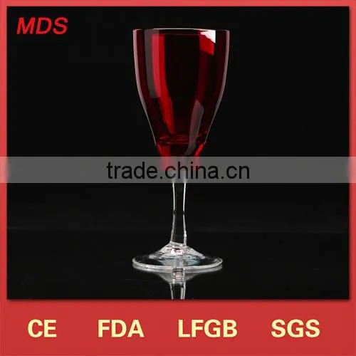 Glass drinkware thick stem crystal christmas wine glasses