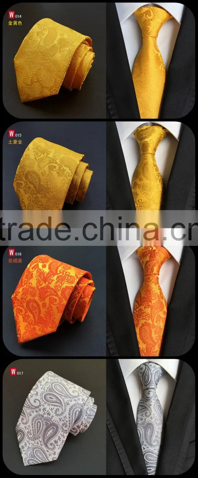 2016 latest Men silk ties sky blue necktie for wedding