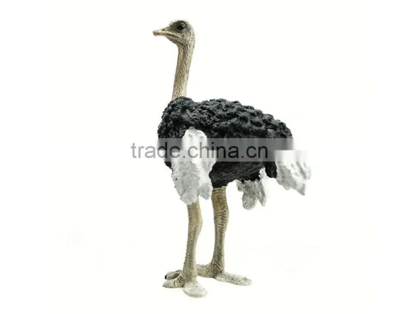 Ostrich Garden Statue animal model Toy Figure Set