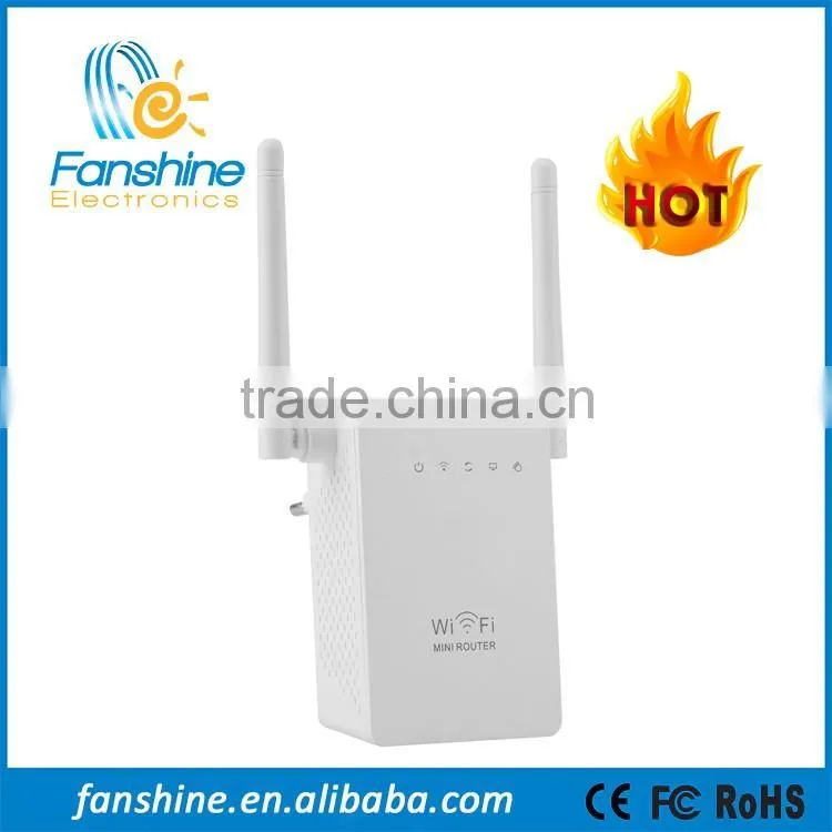 Fanshine 300Mbps Outdoor Signal Wifi Repeater With Double Antenna