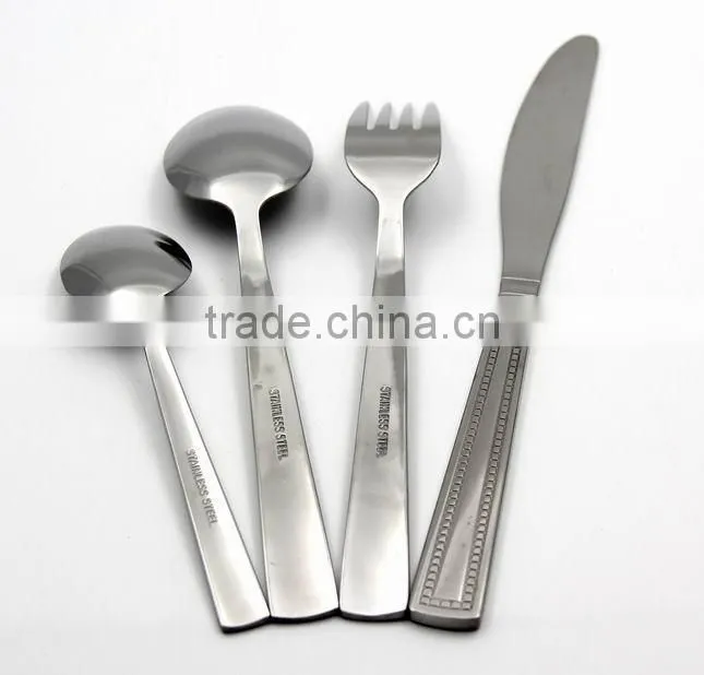 2016 China most restaurant used stainless steel tableware sets