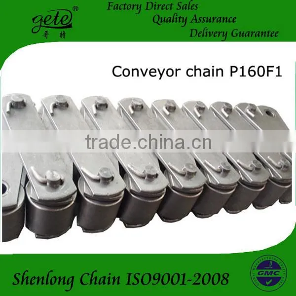 Pitch 160mm conveyor chain-with big roller-cotter pin locked on every link-P160F2