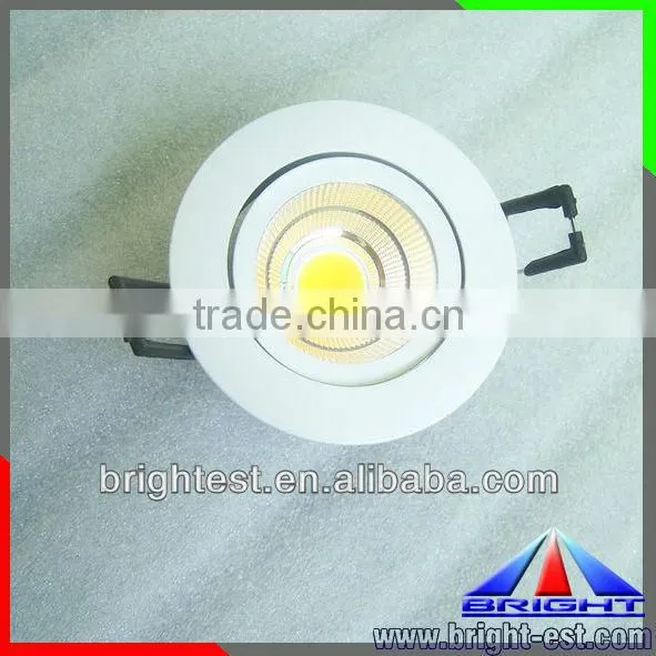 Dimmable 7w COB Downlight, LED Ceiling light 5W, white color led light