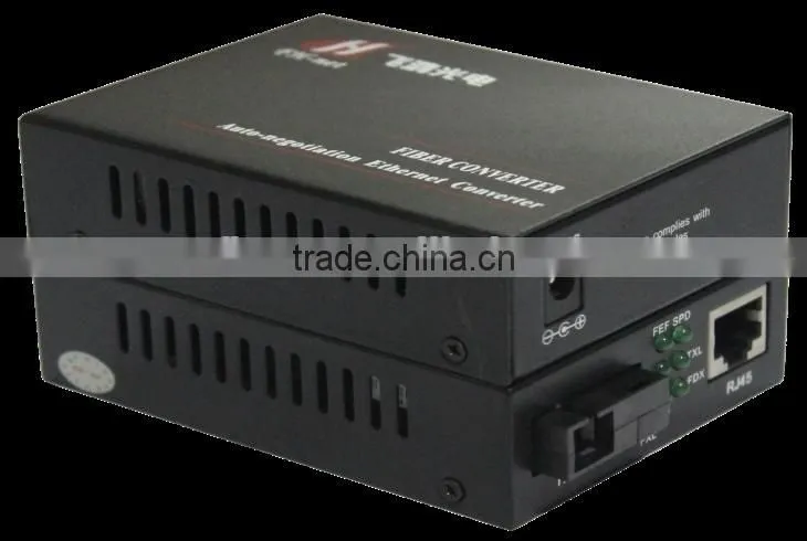 10/100/1000Mbps Multimode Dual Fiber Media Converter