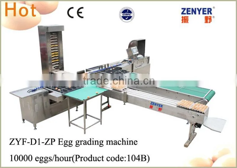 specialized one row electronic egg grading packing machine