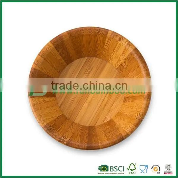 FB1-5027 hot selling bamboo bowl, bamboo tableware fruit bowls kitchen furniture