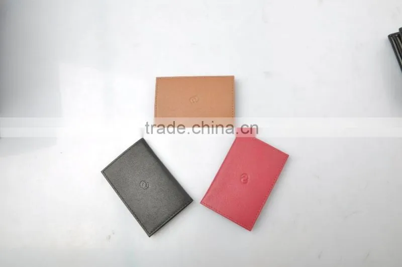 name badge leather badge rfid holder leather wallet