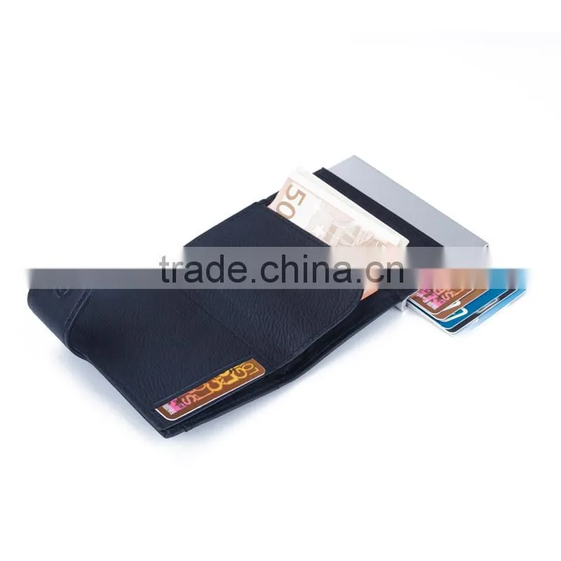 001 handcraft cardholder men slim credit card holder Dark Brown