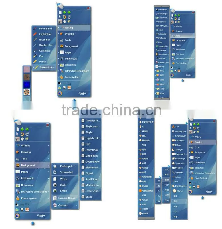 Smart interactive electronic whiteboard for sale