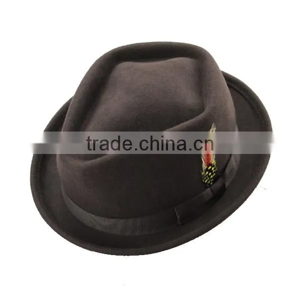 Wool felt trilby hat Children Hats
