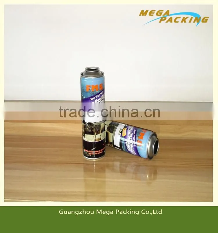 250ml aerosol tinplate can for car brake cleaner/Car Choke Cleaner/clean Foam All Purpose Spray Cleaner
