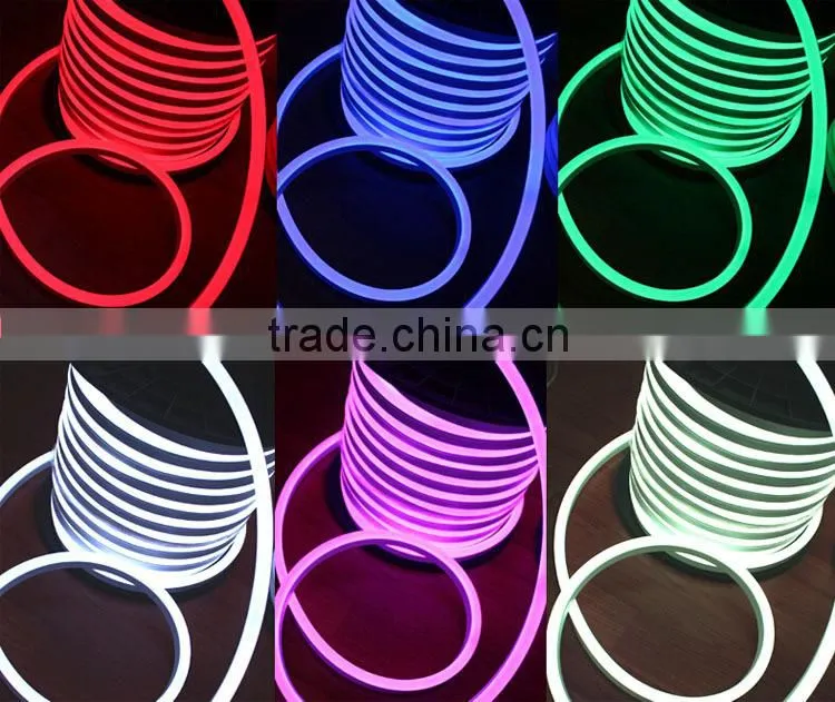 Yellow Mini 8*15mm Ultra Thin 12V Mini LED Neon Flex Light