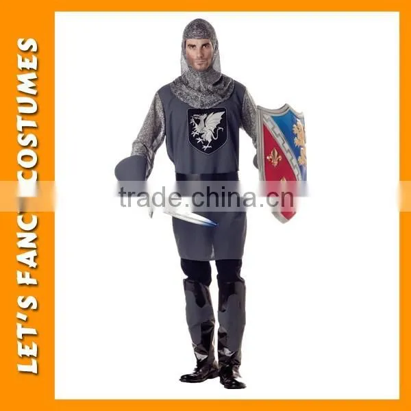 Mens Valiant Medieval Knight Renaissance halloween Fancy Dress PGMC0978