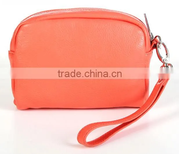 Multifunction candy color PU cosmetic bag, christmas gift bags