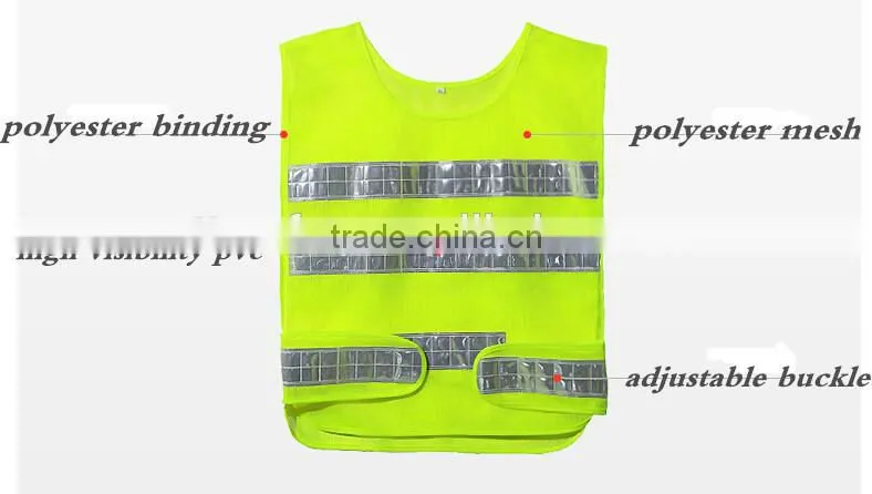 hot sell high visibility reflective car security vest car safety products