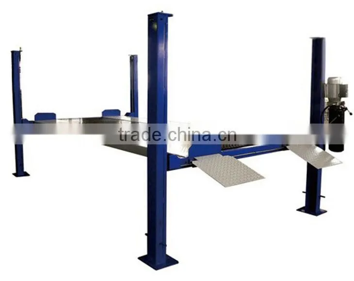 3600KG Car Garage hydraulic 4 Post Car Parking Lift, mechanical car parking system, multilevel car parking solutions