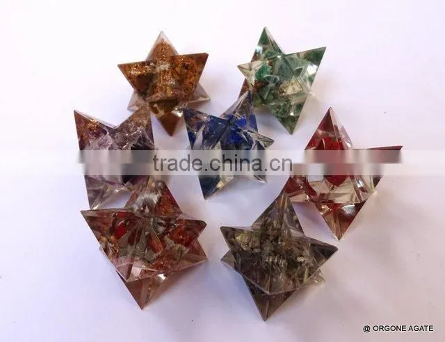 Wholesale Chakra Merkaba Sets : Orgone-Orgonite Agate