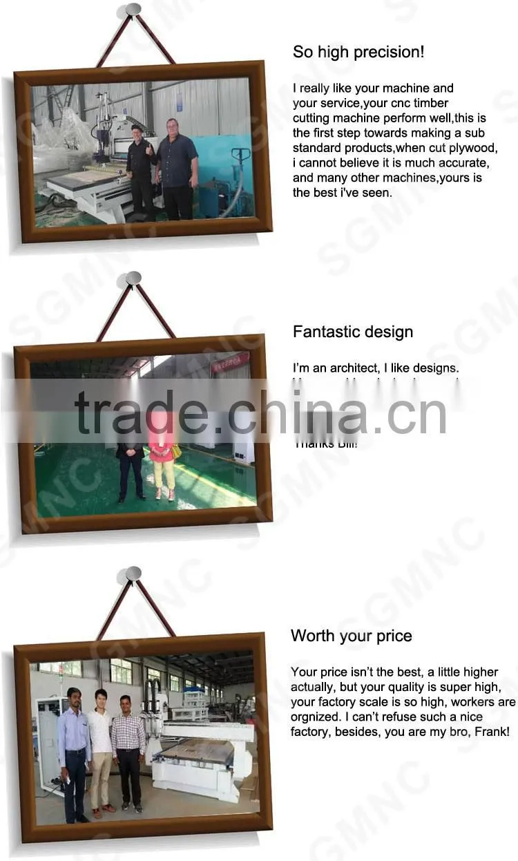 Atc Wood Working Cnc Router/ Chinese Woodworking Cnc Router with ATC spindle