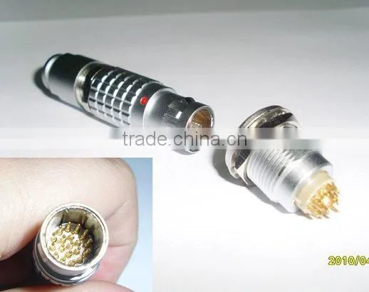 19 pin medical electric locking type connector