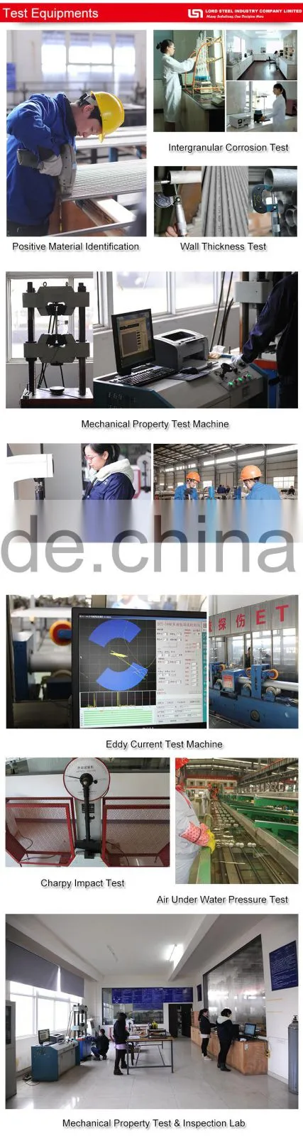 For condenser U Shaped heat exchange Stainless Steel tube