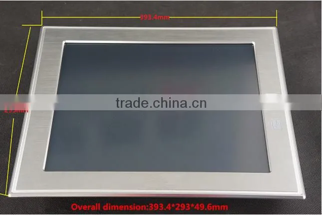 15 "LCD inch aluminum alloy industrial tablets ,Industrial panel pc with touch screen