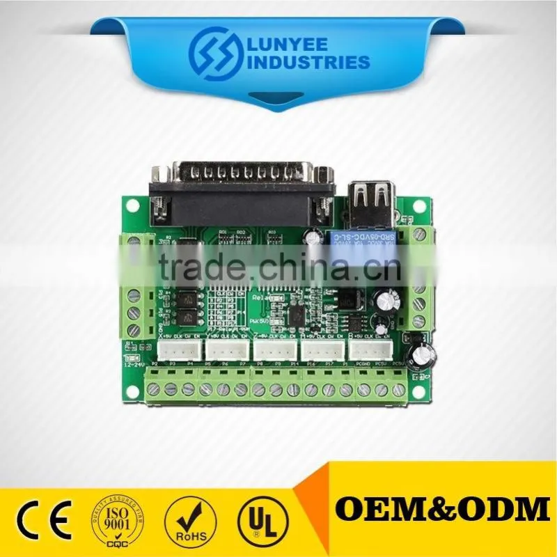 CNC 5 Axis Breakout Board For Stepper Driver Controller mach3 for DIY Project