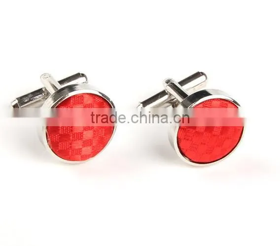 Personalized zinc alloy cufflinks grace diamond cuff link button