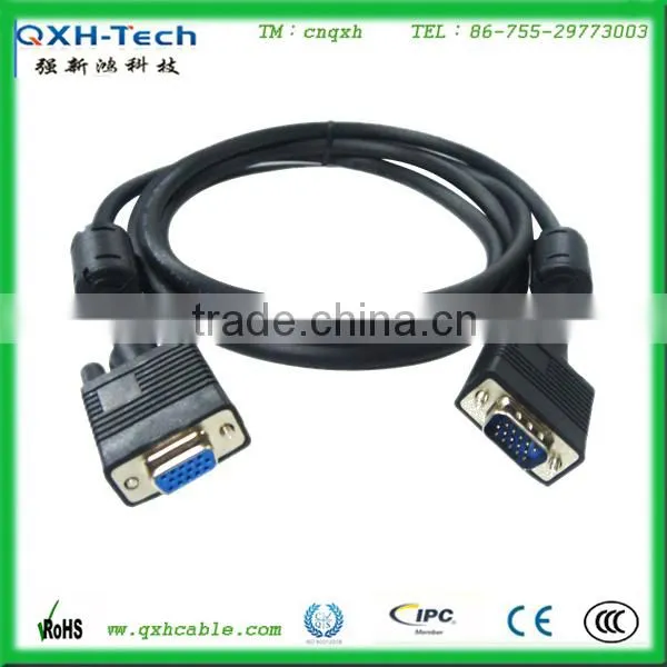 HDB 15pin VGA 3+4 cable 15 core cable