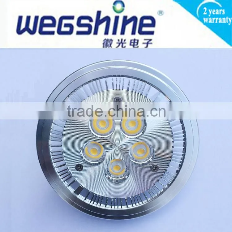 2015 new products new design high lumen silvery outlook smd led gu10 6w