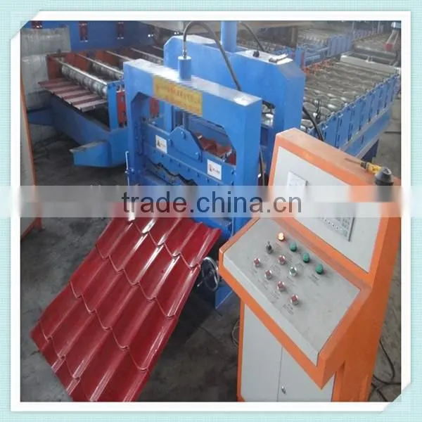 1100 Tile Forming Machine Type And Corrugated Roof Tile Roof Use Galvanized Roofing Sheet Roll Forming Machine