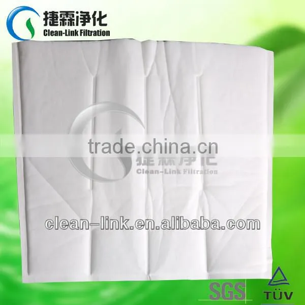 G4 high efficiency aluminum frame hot melt synthetic fiber bag air conditioner filter