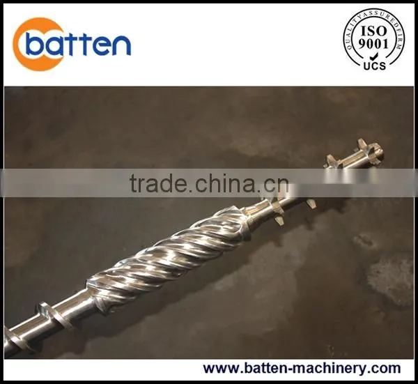 China machine single extruder screw and barrel for PVC pipe plastic machine