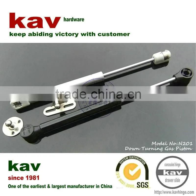 hinge manufacturer down turning hydraulic gas piston for wall cupboard
