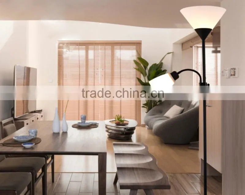 Double lamp E27 E14 base modern led floor lamp