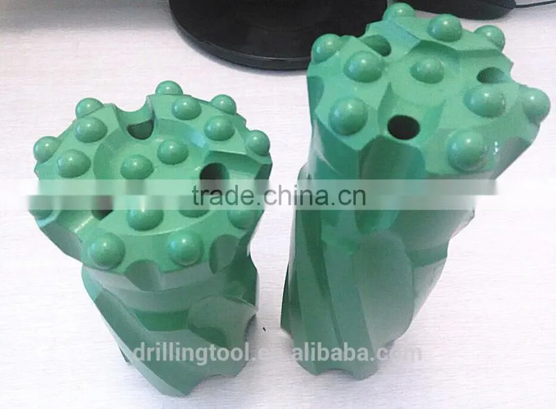 R38 64mm 70mm Button Bit / T38 Retrac Button bit with Drop Center for Underground Construction